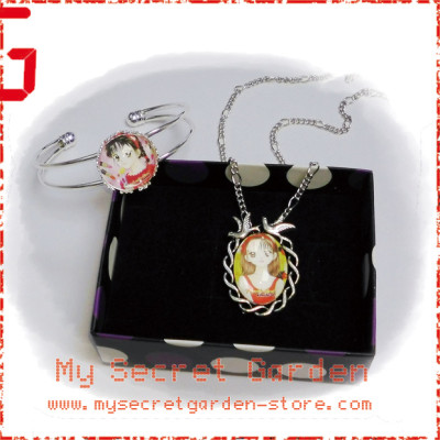 Marmalade Boy ママレード·ボーイ Miki Koishikawa Anime Cabochon Necklace and Bracelet Set Marmalade Boy ママレード·ボーイ Miki Koishikawa Anime Cabochon Necklace and Bracelet Set